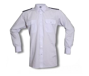 Košile HZS - bílá, dlouhý rukáv (55 % Bavlna / 45 % PES)